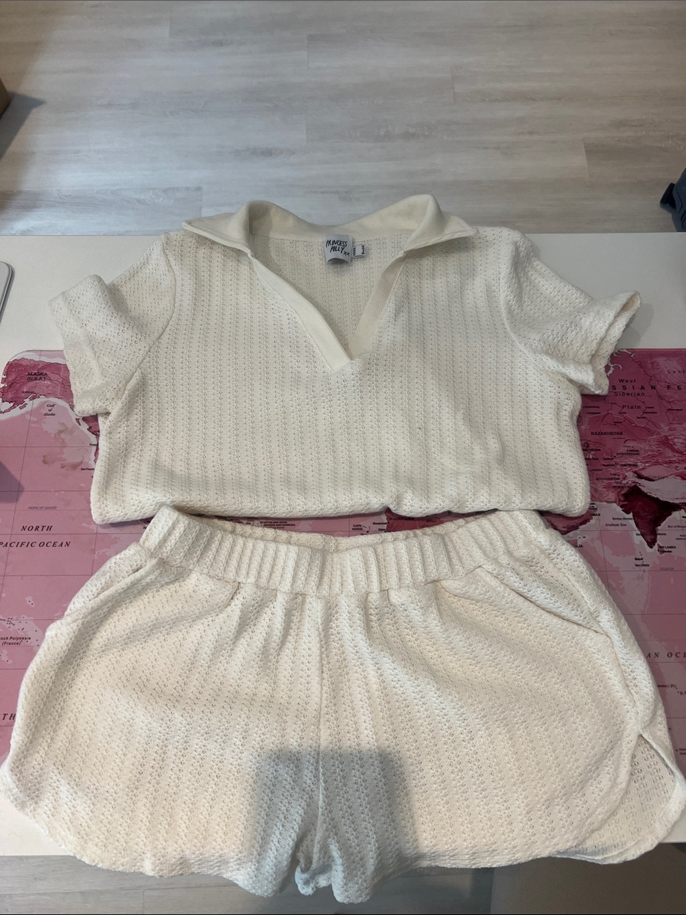Princess Polly Beige Knit Two-Piece Set